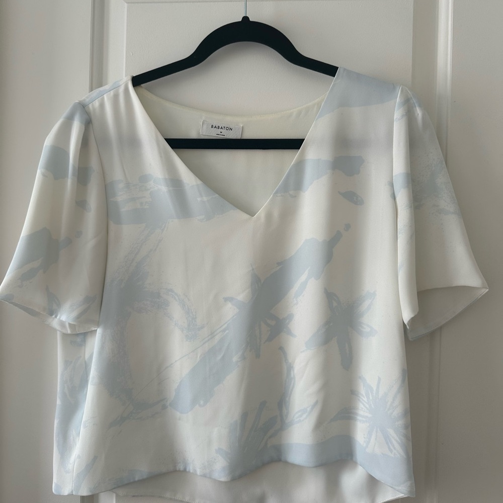 Babaton short sleeve blouse